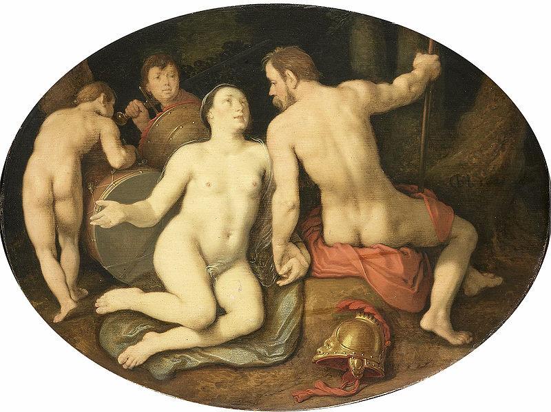 CORNELIS VAN HAARLEM Venus and Mars oil painting image